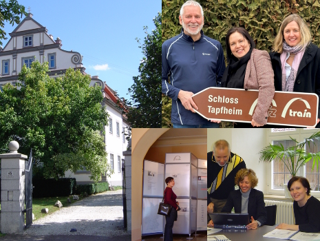 Collage aus Fotos zum ersten TRAIN-Standort