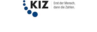 Logo: KIZ – Erst der Mensch, dann die Zahlen