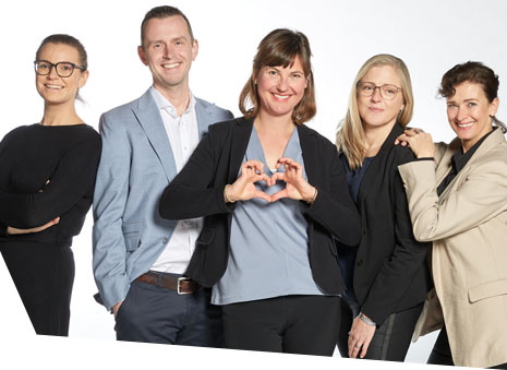 TRAIN-Projektteam, Wert, Herzblut Inhaltsbild: Das TRAIN-Projektteam symbolisiert den Wert Herzblut