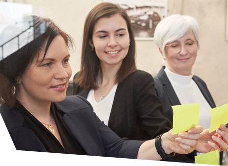 TRAIN-Team, Wert, Transparenz Inhaltsbild: Das TRAIN-Team symbolisiert den Wert Transparenz