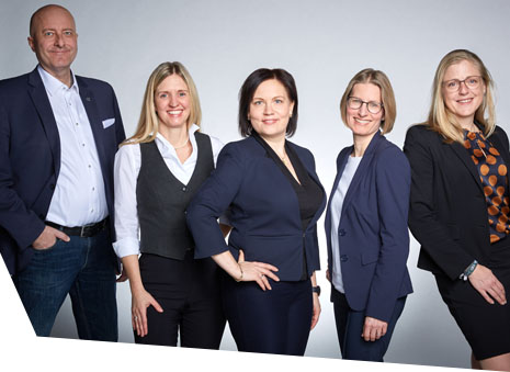 Wert, Wertschätzung Inhaltsbild: Das TRAIN-Führungsteam symbolisiert den Wert Wertschätzung